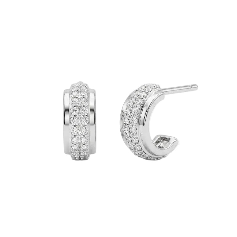 Aros Argollas Mini Glam - Aros plata 925