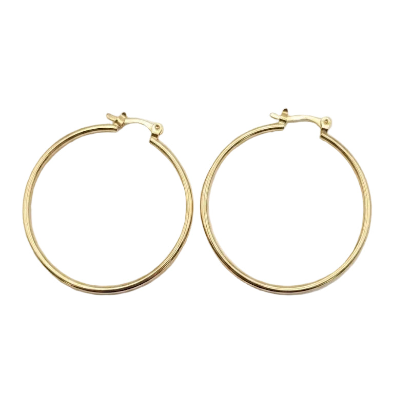 Aros Argollas Clásicas - Aros plata 925