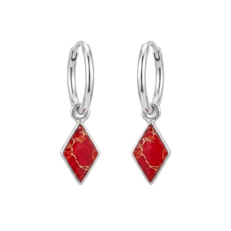 Aros Rombus - Aros Plata 925
