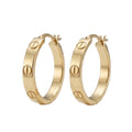 Aros Argollas Amor Eterno - Aros Oro 18k