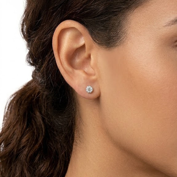 Aros Milgrain - Aros Oro 18K