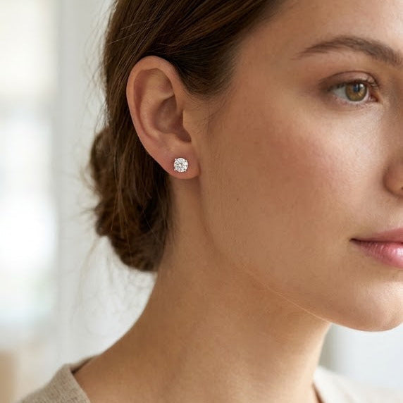 Aros Brillo Esencial - Aros plata 925