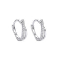 Aros Argollas Crossover - Aros plata 925