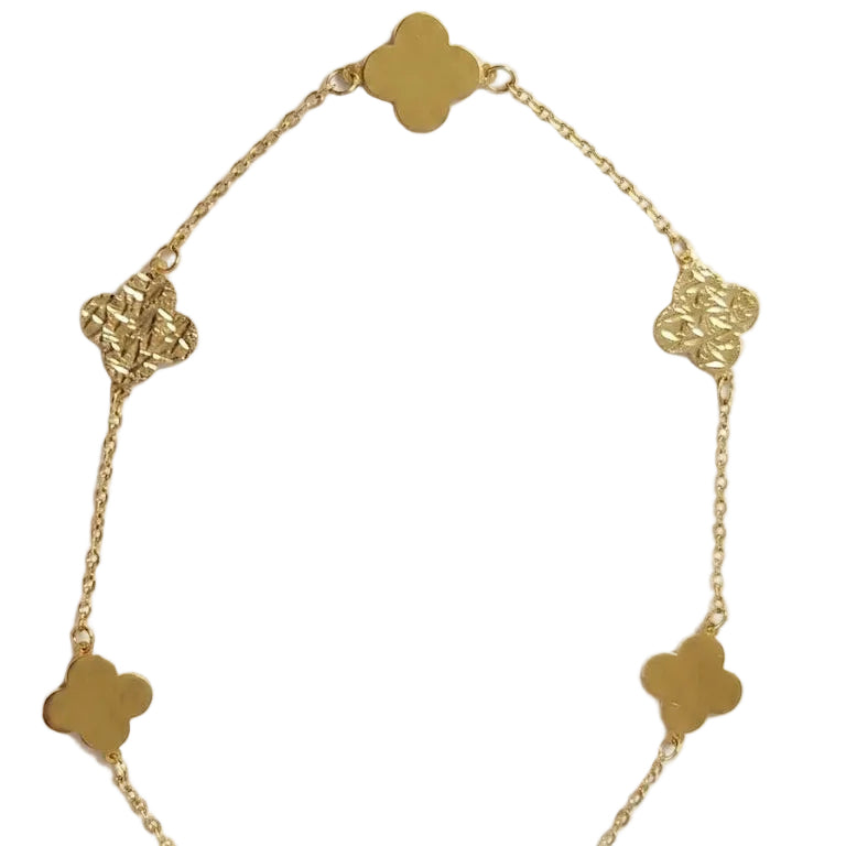 Pulsera Trebolar - Pulsera Oro 18k