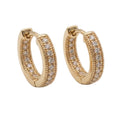 Aros Argollas Pavé Chic - Aros plata 925