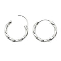 Aros Argollas Twist - Aros plata 926
