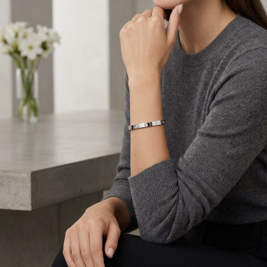 Pulsera Brazalete Serenade - Pulsera Oro 18K
