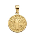 Colgante Benito de Nursia - Colgante Oro 18K
