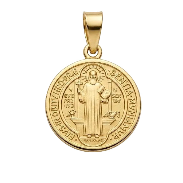 Colgante Protección San Benito - Colgante Oro 18K