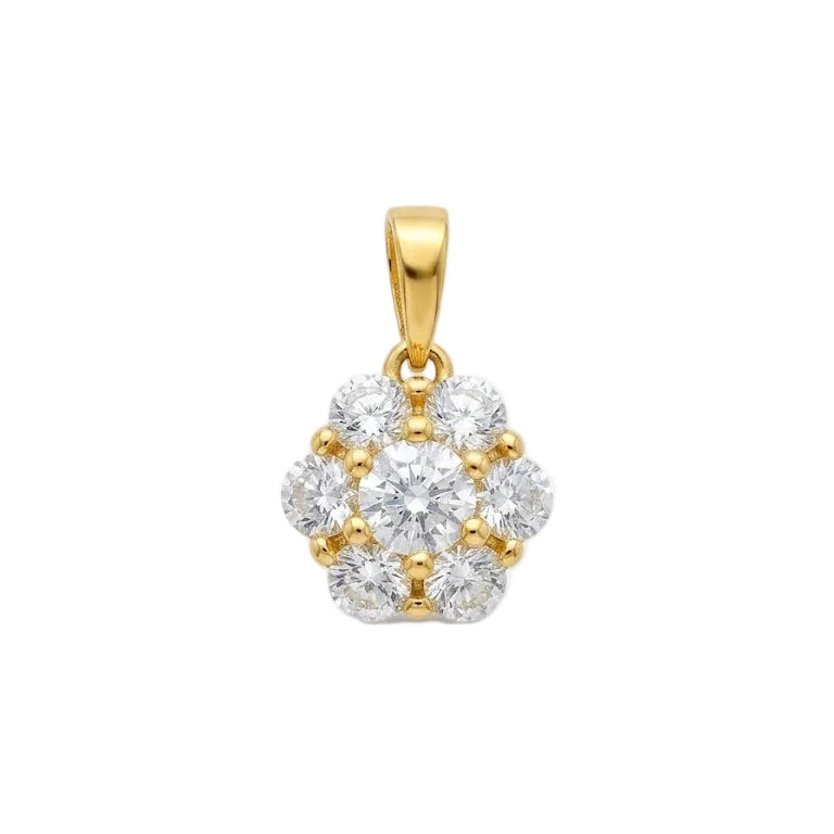 Colgante Roseta - Colgante Oro 18K