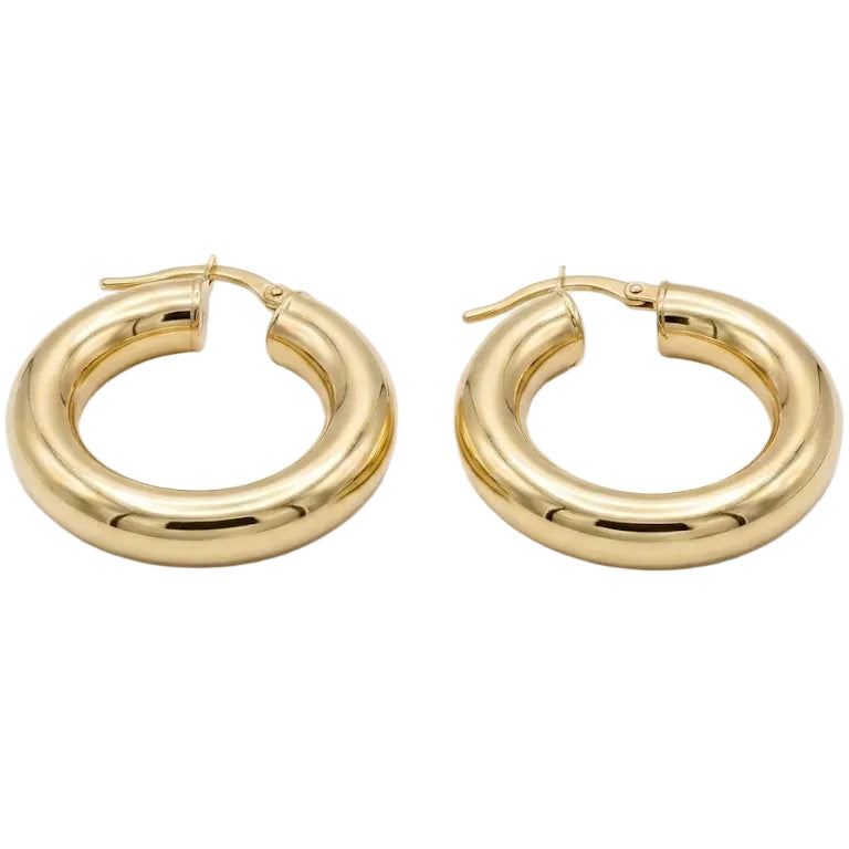 Aros Argollas Infladas Clásicas - Aros Bañados