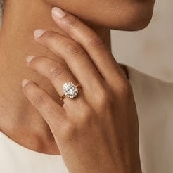 Anillo Orla Oval - Anillo Oro 18k