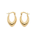 Aros Argollas Oval Contour - Aros Oro 18k