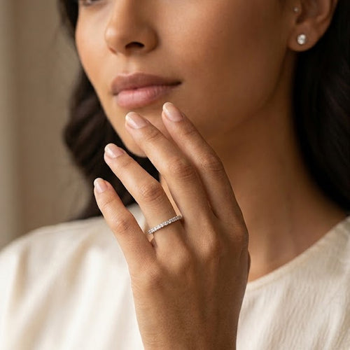 Anillo Eternity Slim - Anillo Oro 18k