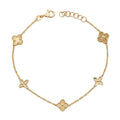 Pulsera Clover - Pulsera Oro 18k