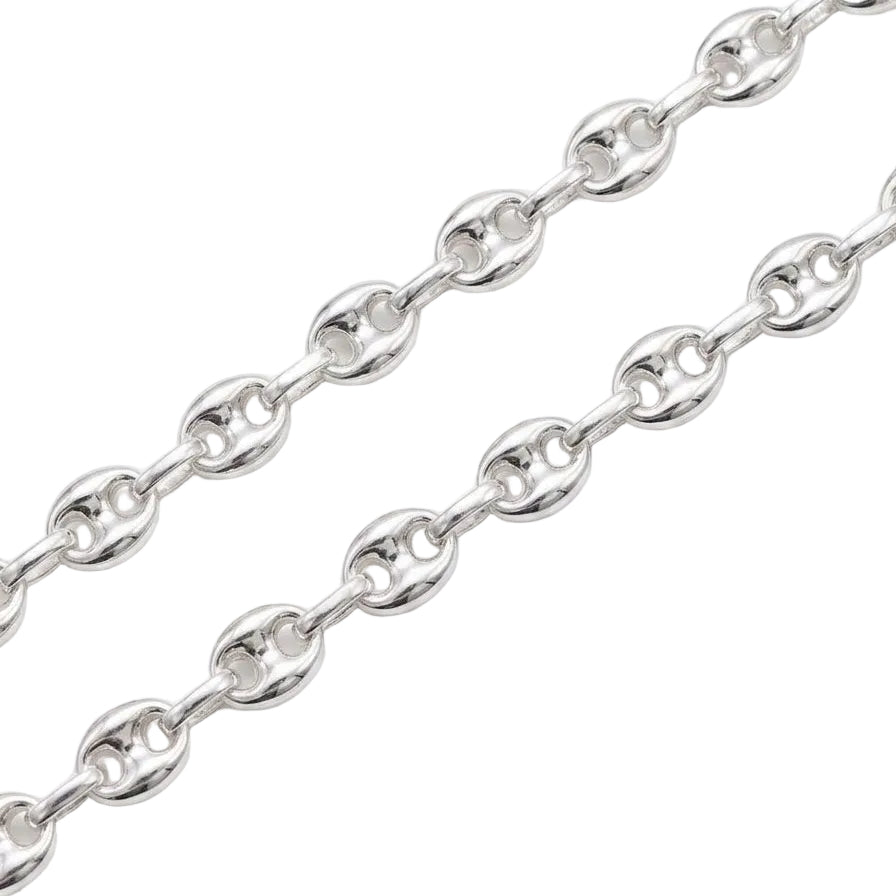 Cadena modelo grano de cafe - Cadena Plata 925