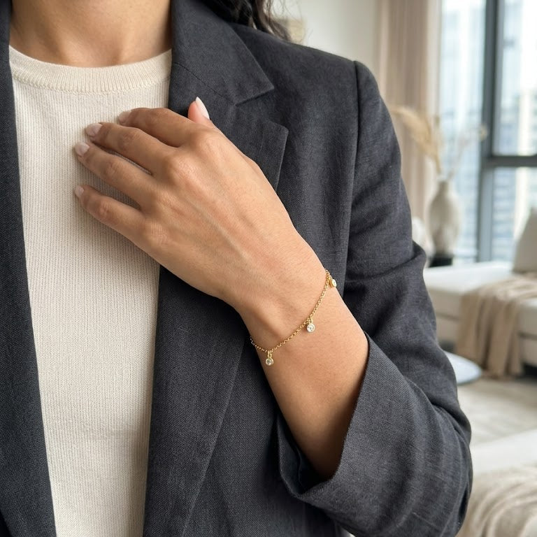 Pulsera Constelación - Pulsera Oro 18k