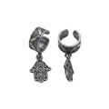Aros Cuff Mano de Fátima - Aros plata 925