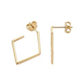 Aros Argollas Prisma - Aros plata 925