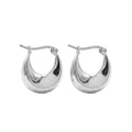 Aros Argollas Botoque Lisos - Aros plata 925