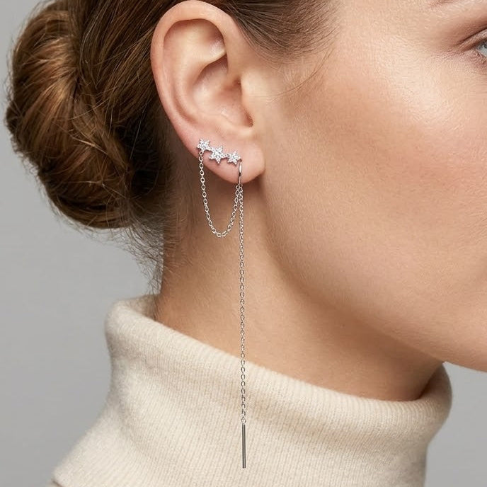 Aro Estelar - Aros Plata 925