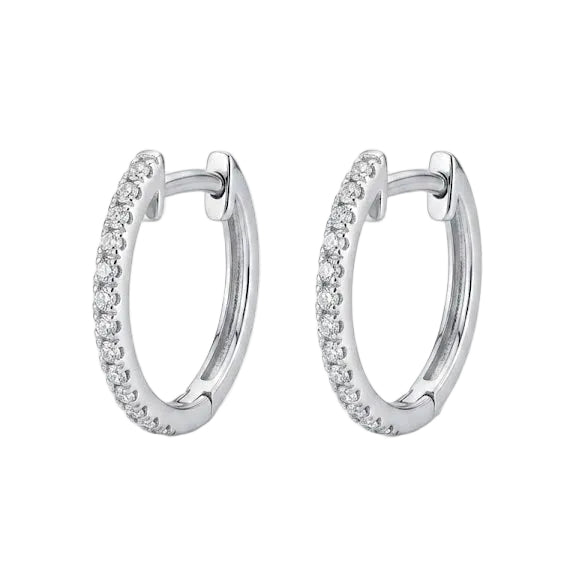 Aros Argollas Huggies Stella - Aros Oro 18K