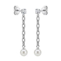 Aros Link Pearl - Aros plata 925