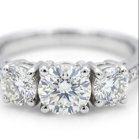 Anillo Tres Destellos - Oro 18k