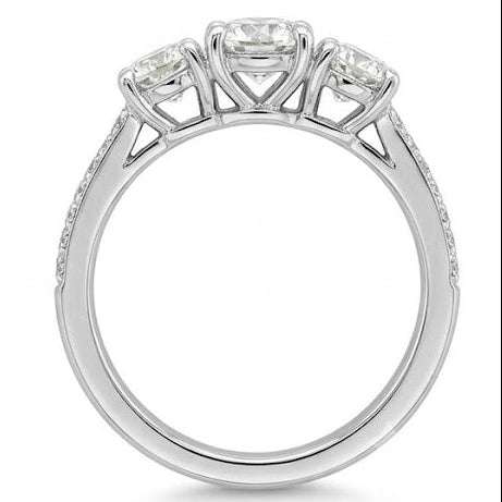 Anillo Tres Destellos - Oro 18k
