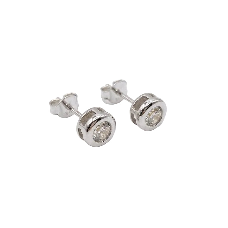 Aros Punto de Luz Aura - Aros plata 925