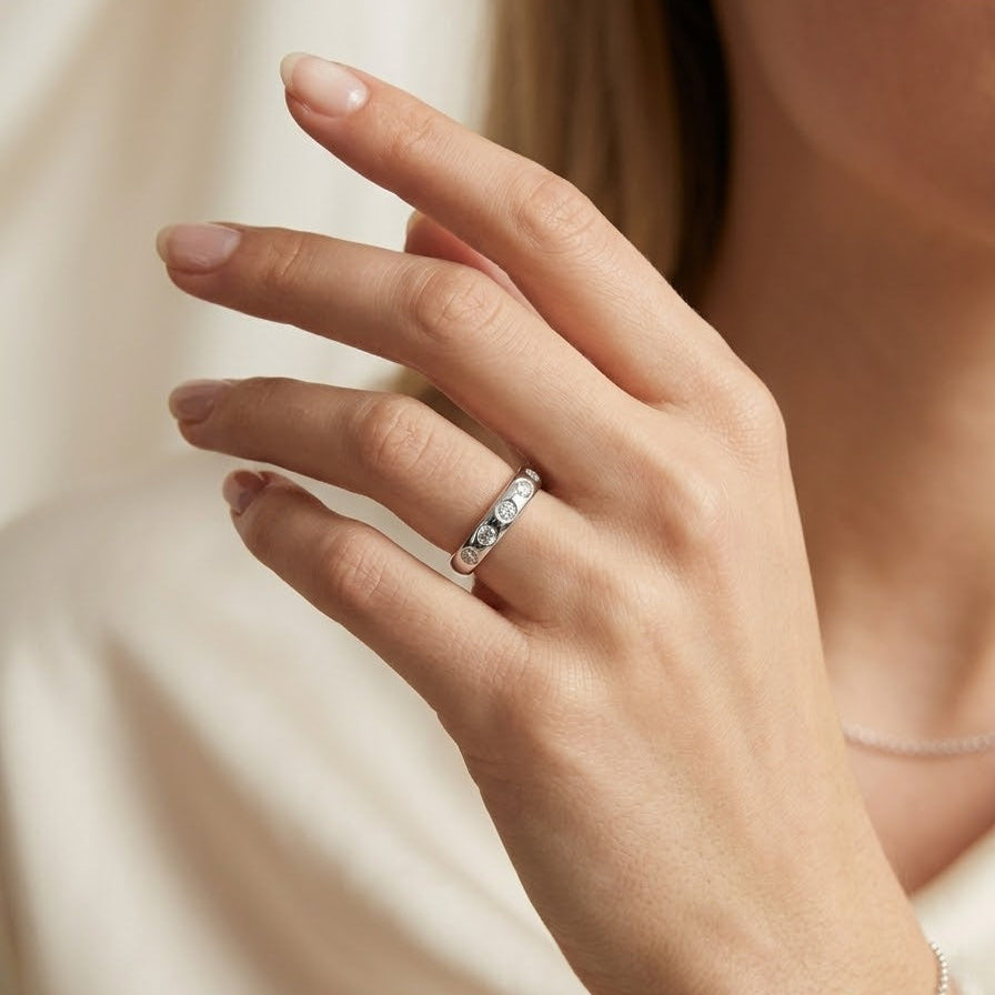 Anillo Quintet - Anillo Oro 18k