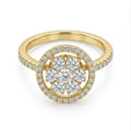 Anillo Flor de Luz - Anillo Oro 18k