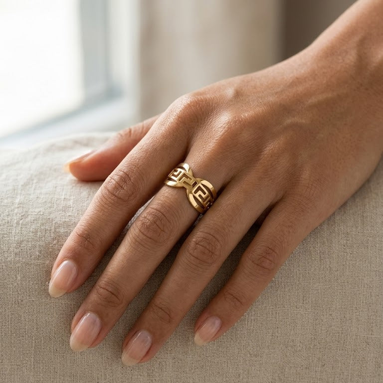 Anillo NeoGrec - Anillo oro 18k