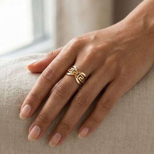 Anillo NeoGrec - Anillo oro 18k