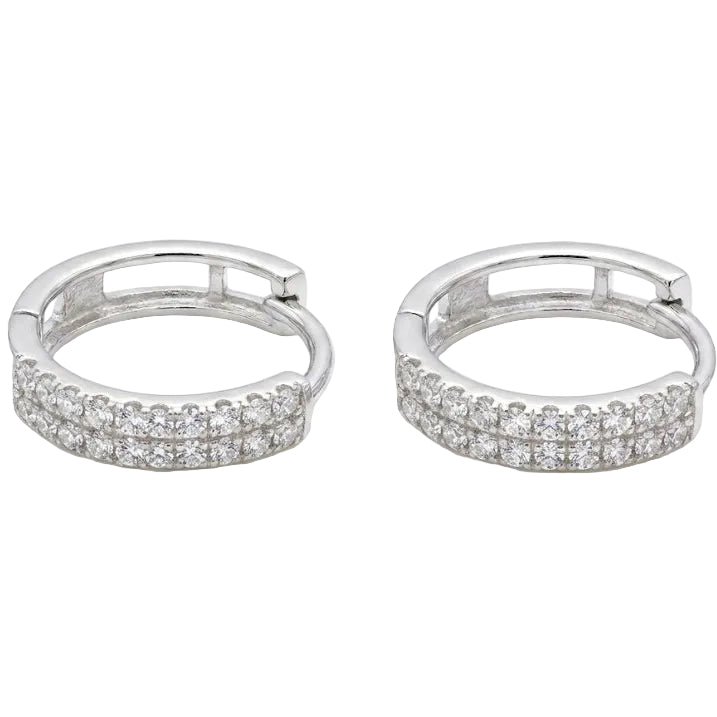 Aros Argollas Huggies Luz Eterna - Aros Oro 18K