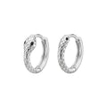Aros Snake Clicker - Aros plata 925