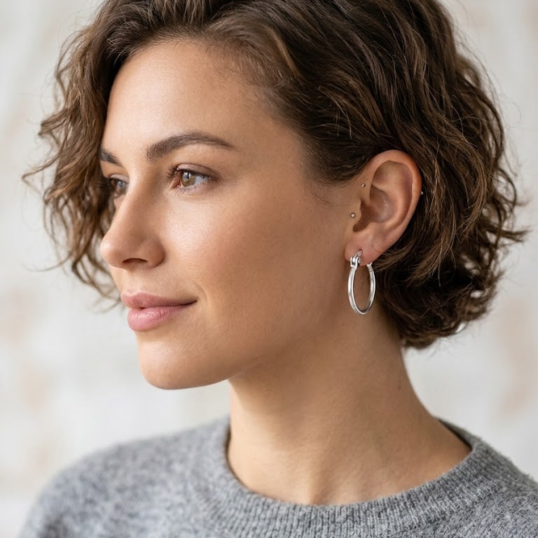 Aros Argollas Catalanas Clásicas - Aros plata 925