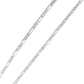 Cadena Fígaro o tres por uno - Plata 925