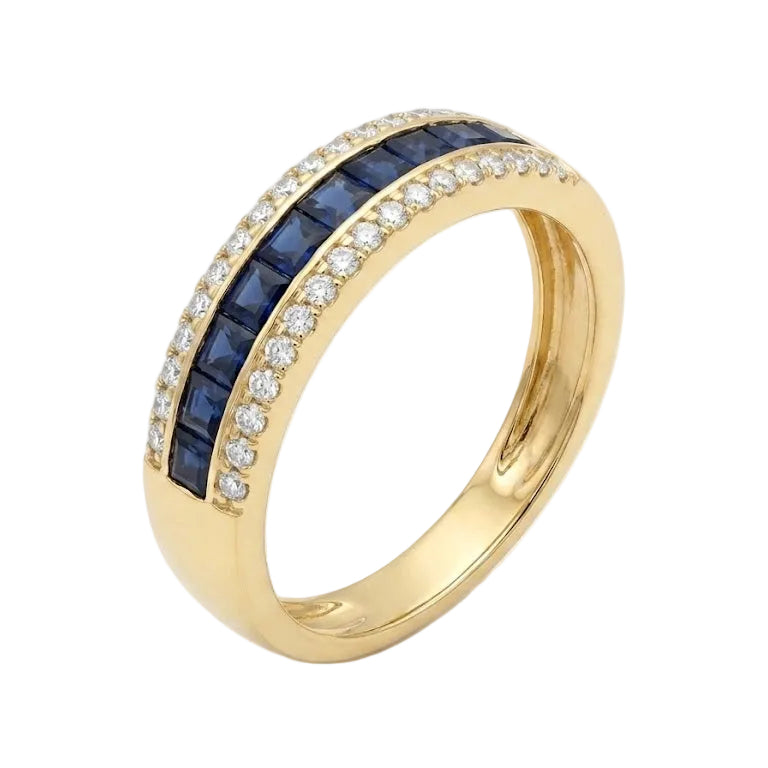 Anillo Zafira - Anillo Oro 18k