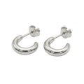 Aros Media Argolla Chunky - Aros plata 925