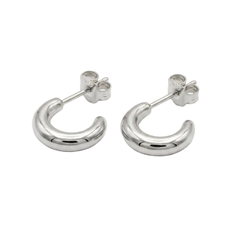 Aros Media Argolla Chunky - Aros plata 925