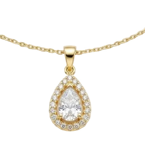 Colgante Pera - Colgante Oro 18K
