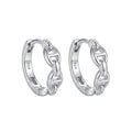 Aros Argollas Nautical Link - Aros plata 925