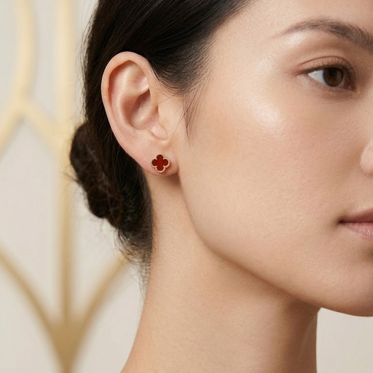 Aros Alhambra Scarlet - Aros Oro 18k