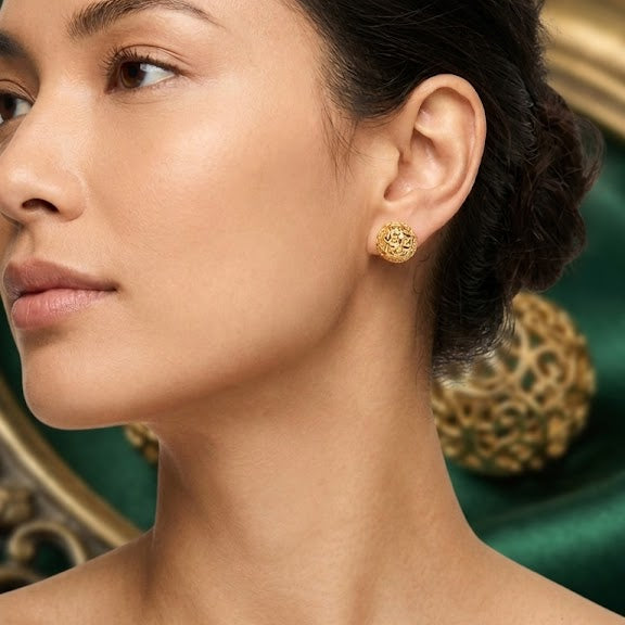 Aros Filigrana Stella - Aros Oro 18k