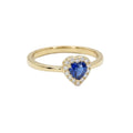 Anillo Sinfonía Azul - Anillo Oro 18k