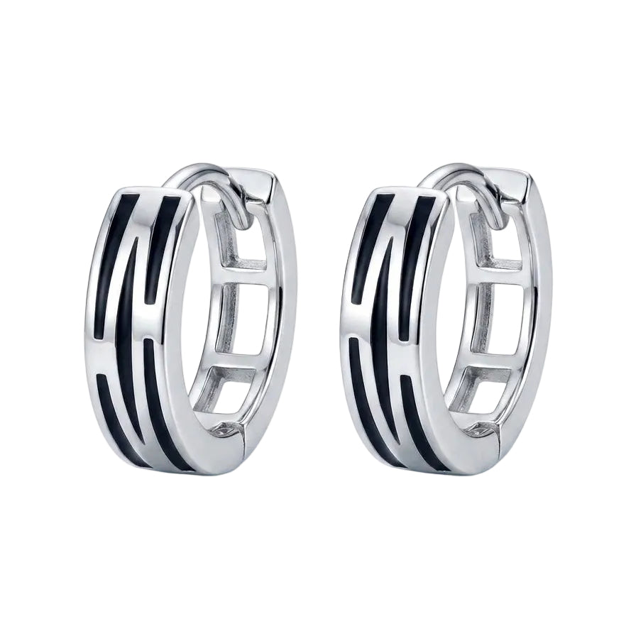 Aros Argollas Skyline - Aros plata 925