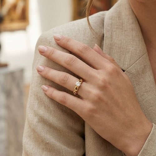 Anillo Chiara - Anillo oro 18k