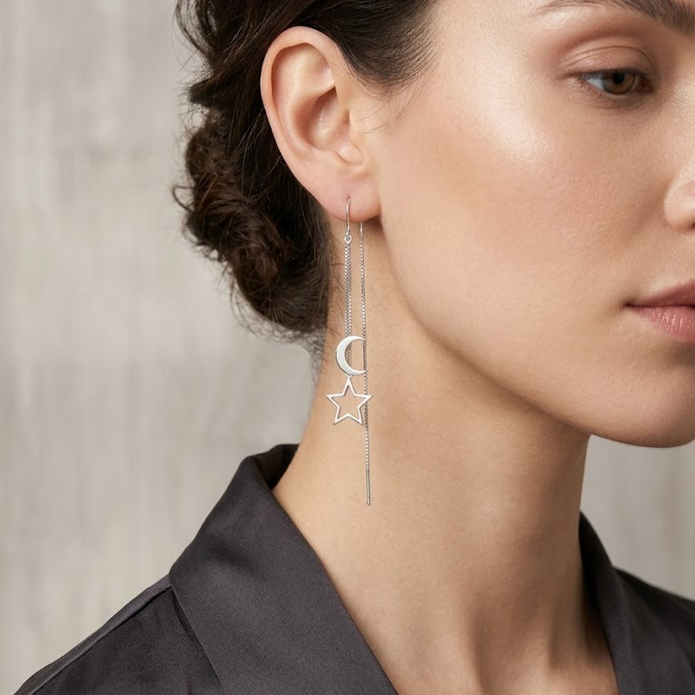 Aros Eclipse & Destello - Aros plata 925
