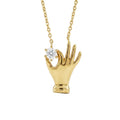 Collar Toque de Luz - Collar Oro 18K
